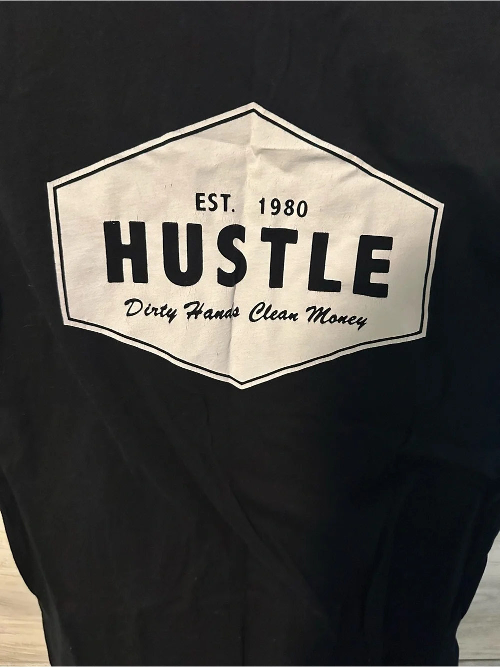 Hustle Adam Calhoun Men’s Black Graphic Tee